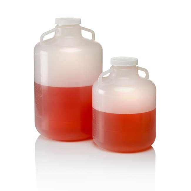 Thermo Scientific™ Nalgene™ Polypropylene Wide-Mouth Carboy with Handle