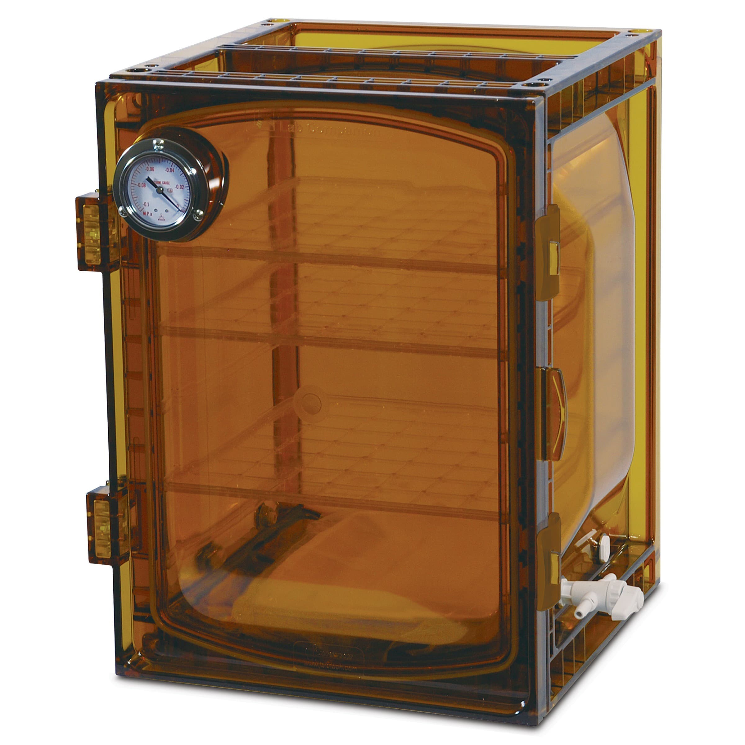 Bel Art Lab Companion Cabinet Style Vacuum Desiccator, Amber