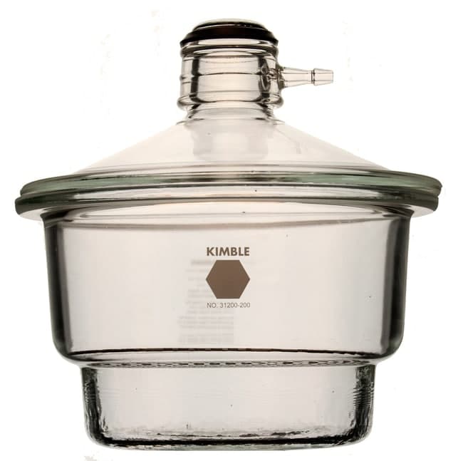 DWK Life Sciences Kimble Vacuum Desiccator with Collar, 250 x 330