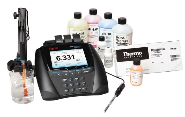 Thermo Scientific Orion Versa Star Pro pH/LogR Benchtop Meter Meter, pH/LogR, Difficult Sample Kit