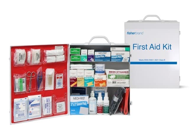 Fisherbrand™ Medi-First™ 3-Shelf ANSI-B Non-OTC First Aid Cabinet