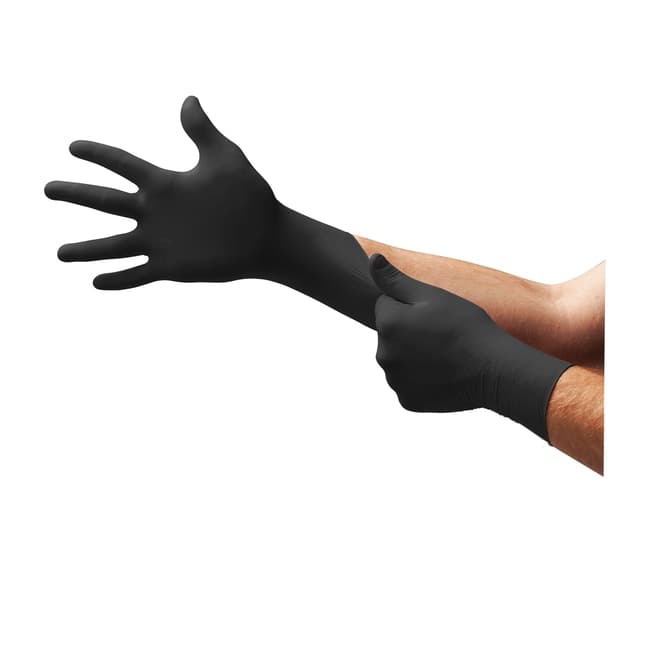 Fisherbrand™ Powder Free Black Nitrile Gloves