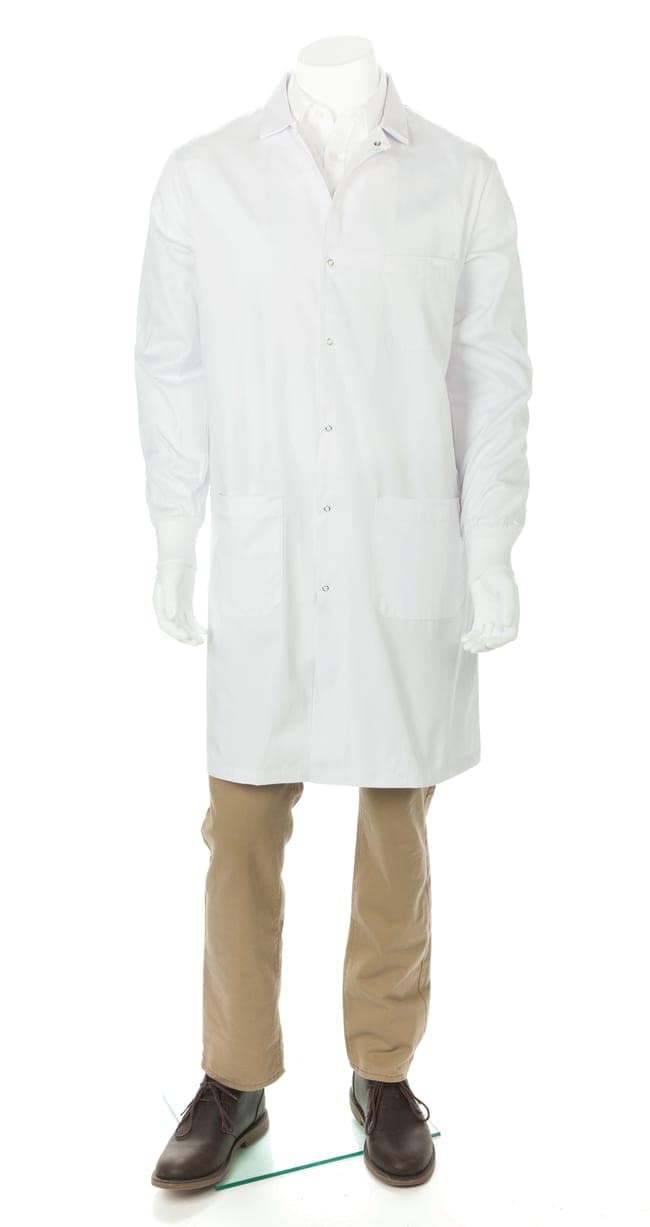 Fisherbrand™ White Unisex Lab Coats With Knit Cuffs