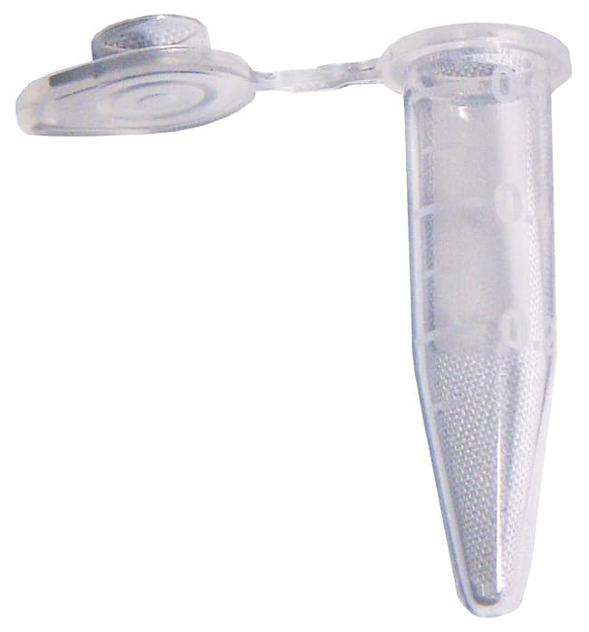 Micro-Centrifuge Tubes, 0.5ml Capacity, Graduated 100ul, Yellow, 1000 per Case