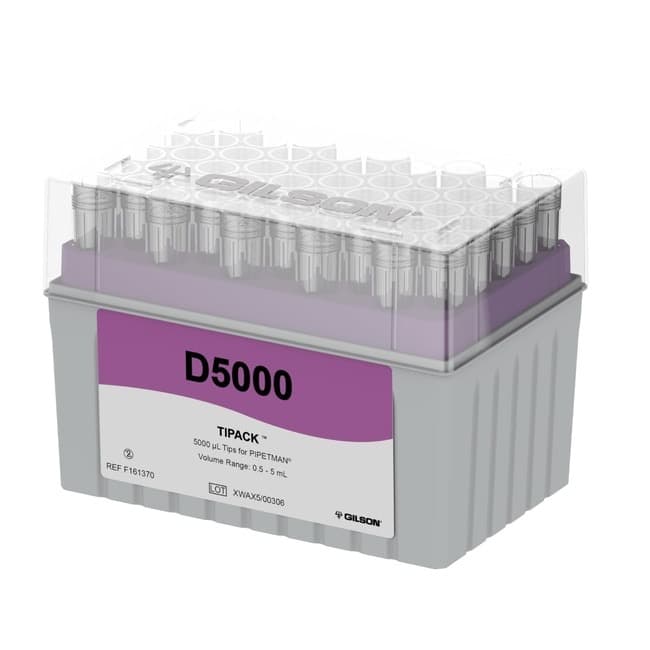 Gilson™ PIPETMAN™ TIPACK™ Racked Pipet Tips, D5000