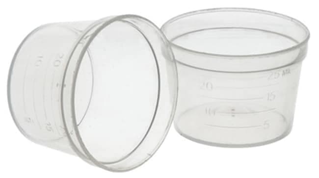 Eisco™ Small Graduated Cup, 25mL Capacity, 5mL Graduations