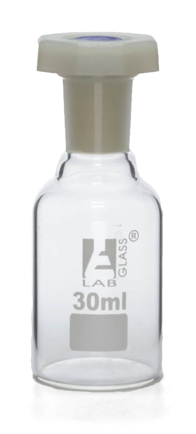 Eisco™ Glass Reagent Bottles with Polypropylene Stopper