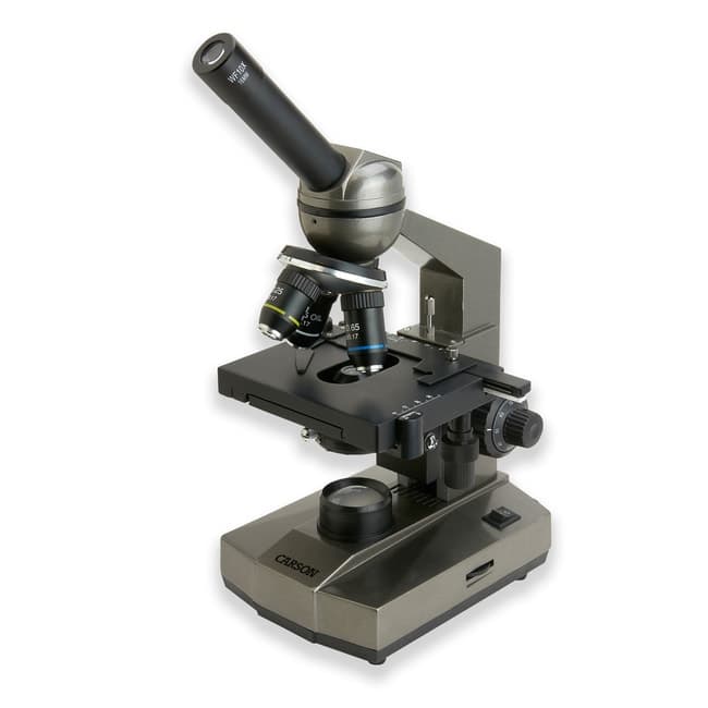 Carson™ Intermediate 100 to 1000x Biological Compound Microscope with Mechanical Stage