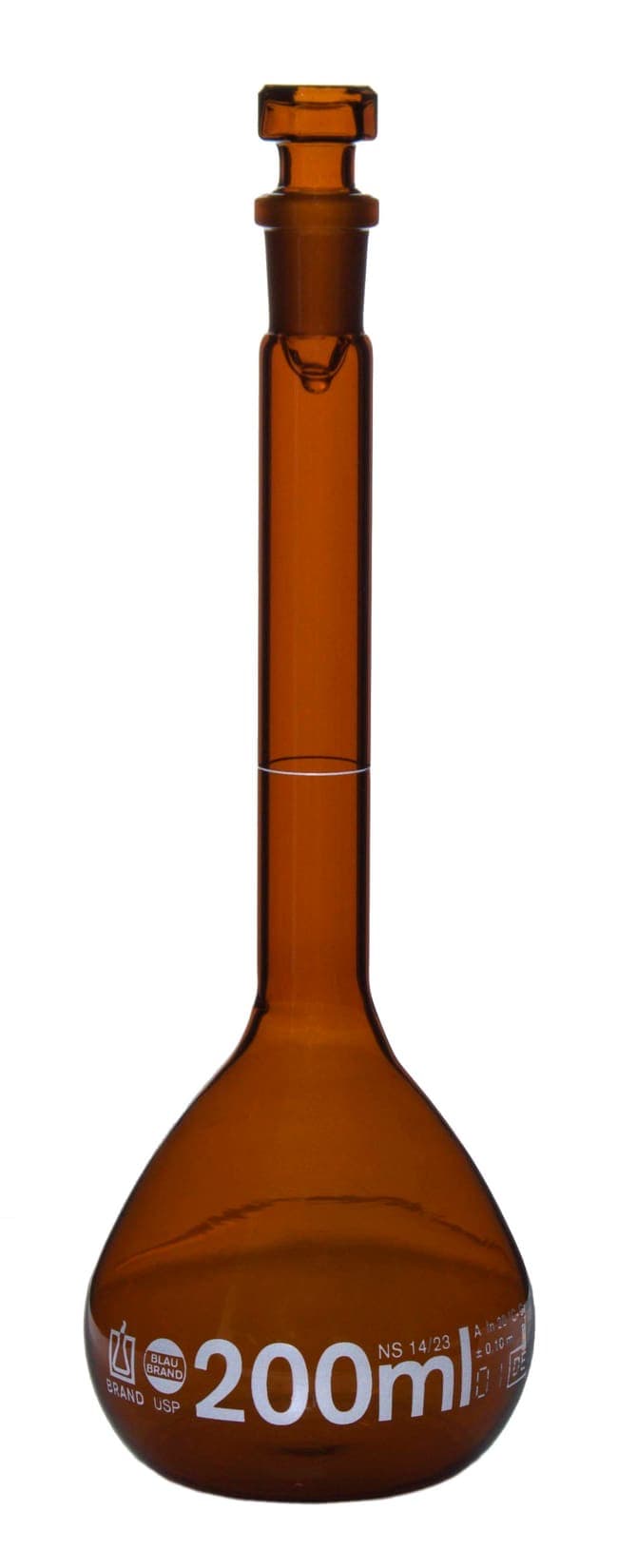 BRANDTECH™ BLAUBRAND™ Glass Volumetric Flasks, Class A, USP, Certified