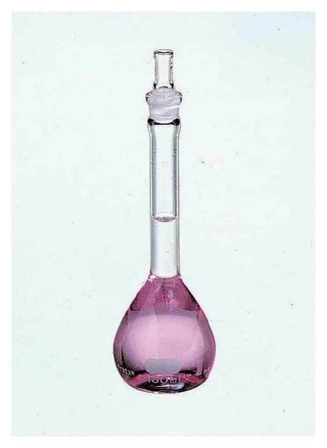 Corning™ PYREX™ Class A Volumetric Flasks with Glass Standard Taper Stopper