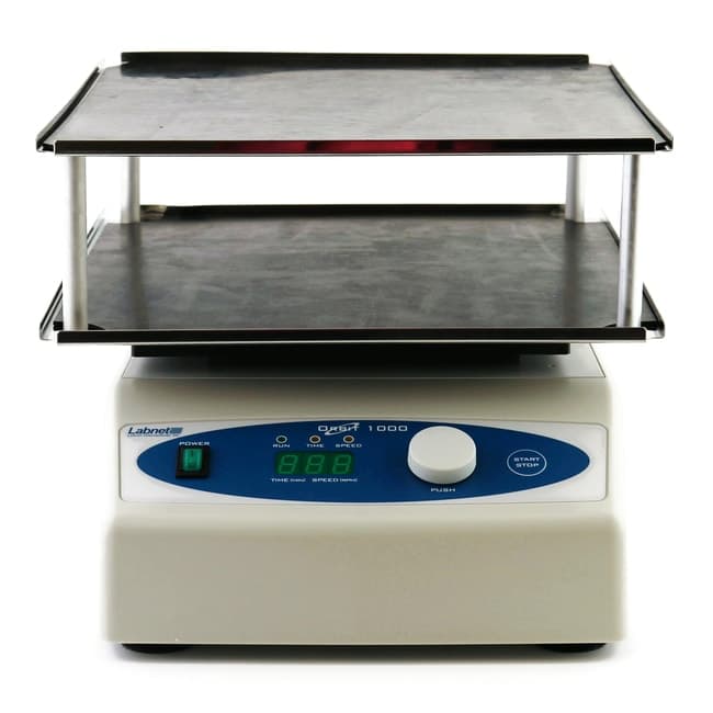 Orbital Benchtop Shaker with Double Stacked Platform, 10 1/4 x 9 3/4 x 4 3/4 H Inches