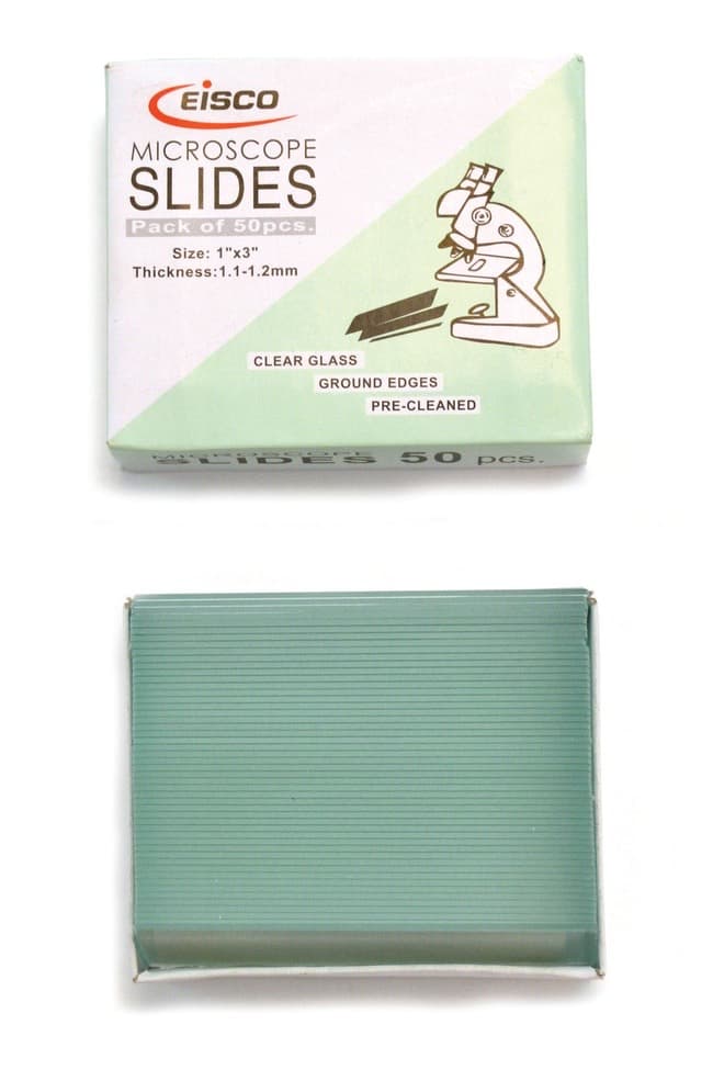 Eisco™ Plain Glass Microscope Slide, 75 x 25 mm, 50/Pk.